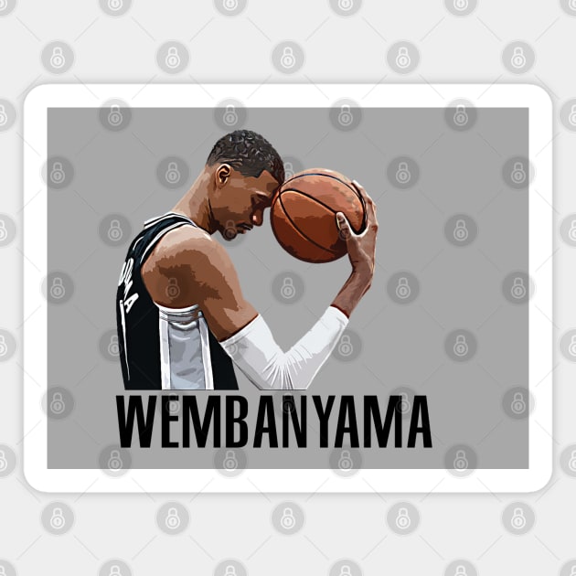 Wembanyama no1 pick Magnet by Buff Geeks Art